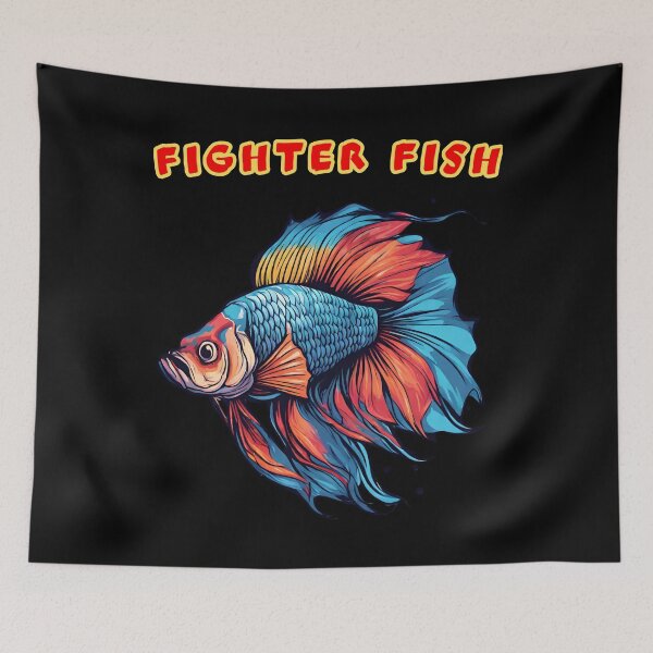 Item preview,  For animal lovers.  A colorful rabinów fighter fisch designed and sold by GroonSpace.