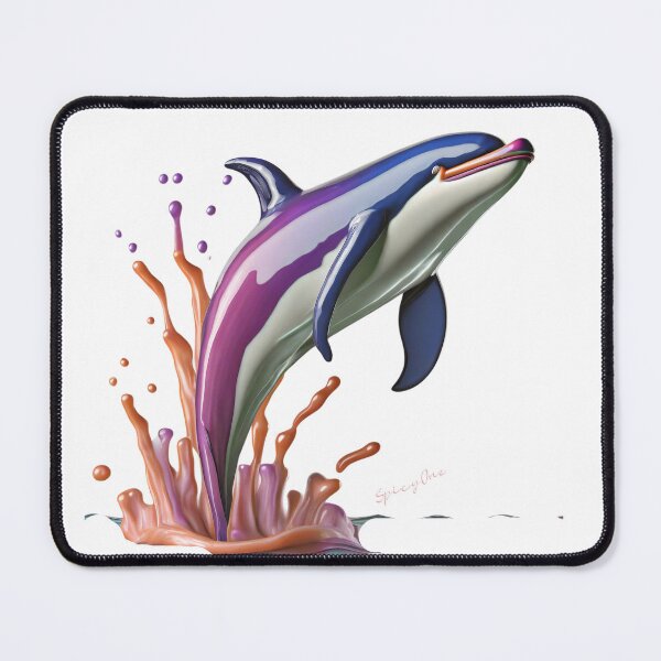 Item preview, Dolphin Fish Art Featuring Jump designed and sold by SpicyOne.