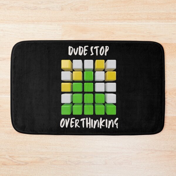 Item preview, Dude Stop Overthinking  designed and sold by PasindhuW.