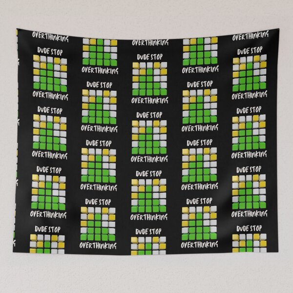 Item preview, Dude Stop Overthinking  designed and sold by PasindhuW.