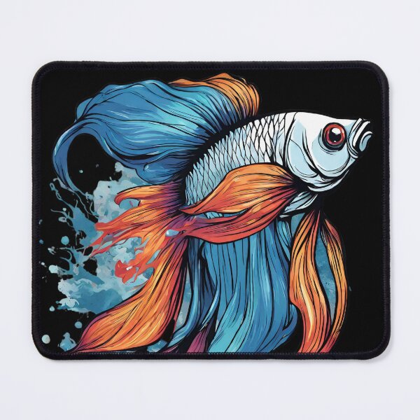 Item preview, For animal lovers. A colorful rabinów fighter fisch 1 designed and sold by GroonSpace.