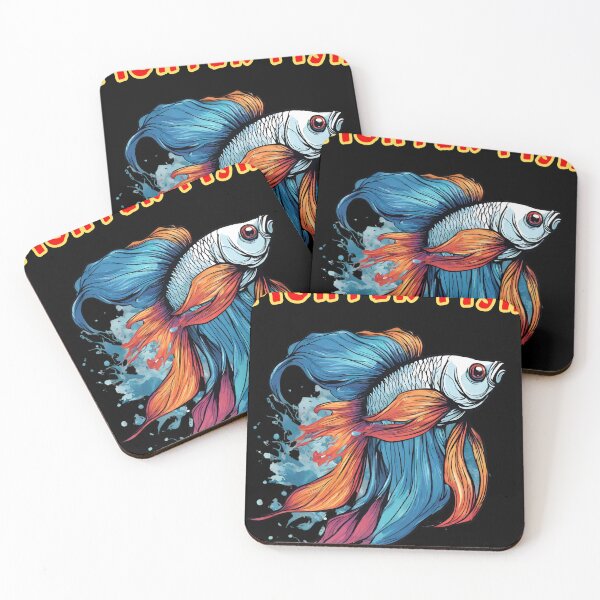 Item preview, For animal lovers.  A colorful rabinów fighter fisch 1 designed and sold by GroonSpace.