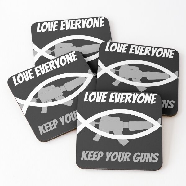 Item preview, Love Everyone Keep Your Guns designed and sold by T-Hand141Homestead.