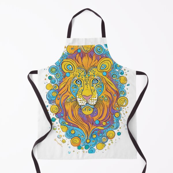 Item preview, Lion Face Art Using Paper leaf designed and sold by SpicyOne.