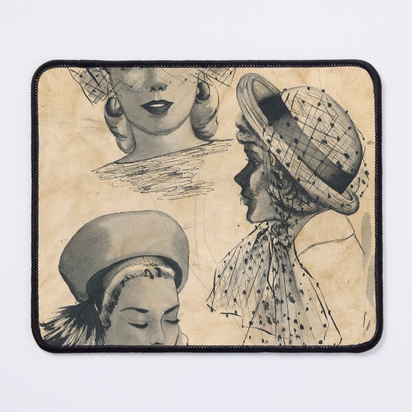 Item preview, 1940s Fashion Sketch by Tana designed and sold by TanaBarto.