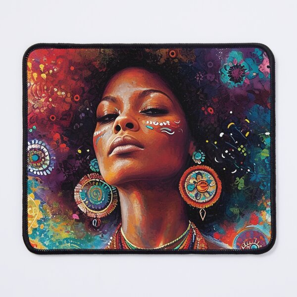 Item preview, Trippy Afro Hippie Girl   designed and sold by JD72shirtshop.