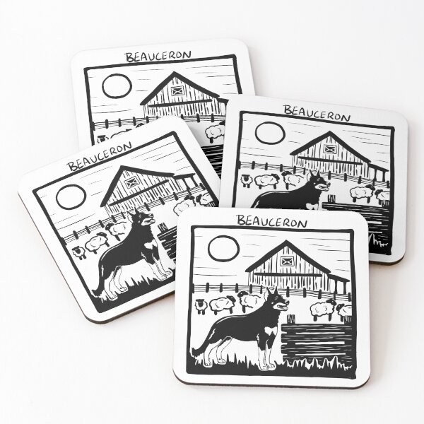 Item preview, Beauceron Stamp Art designed and sold by BrinaDraws.