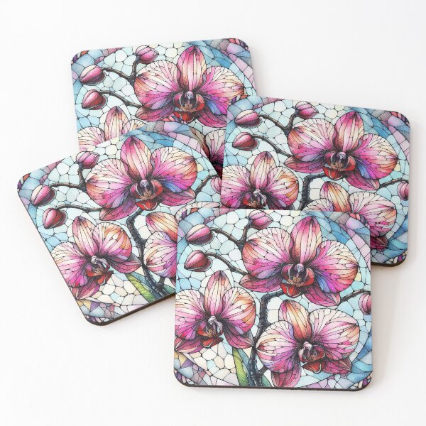 Artikelvorschau, Buntglas-Orchidee entworfen und verkauft von JinxMallory.