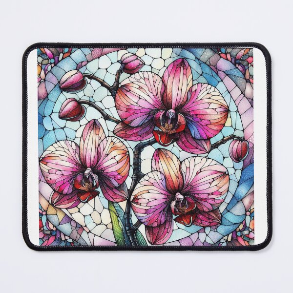 Artikelvorschau, Buntglas-Orchidee entworfen und verkauft von JinxMallory.