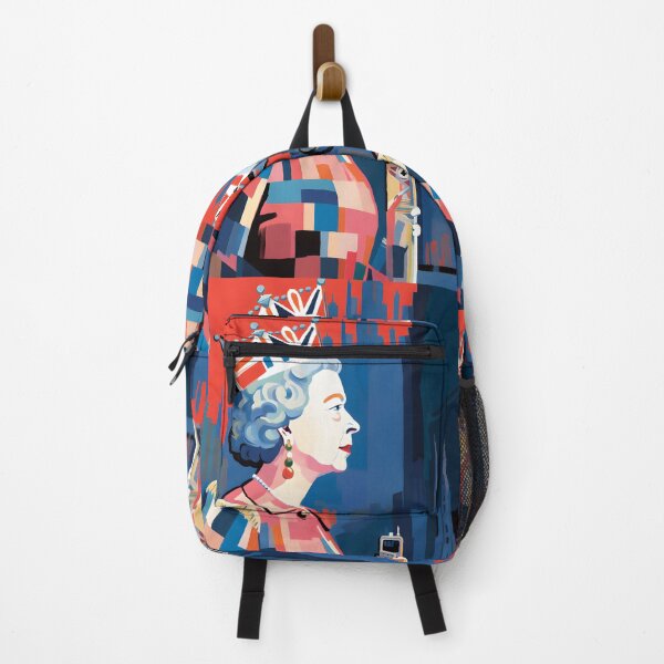 Item preview, Beyond Royalty- Queen Elizabeth II's Legacy in London's Dynamic Art Movements Geometric Cubist Fusion designed and sold by OlfactoART Studio.