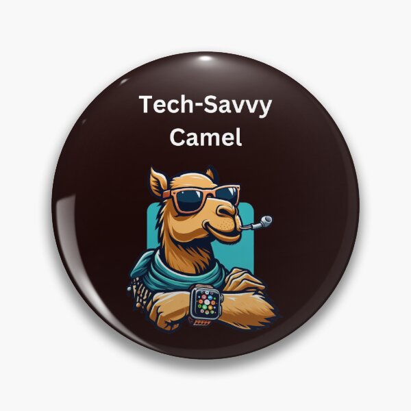Item preview, An Apple Watch strapped with pride and care, A tech-savvy camel, beyond compare! designed and sold by Focus-Photo-PG.