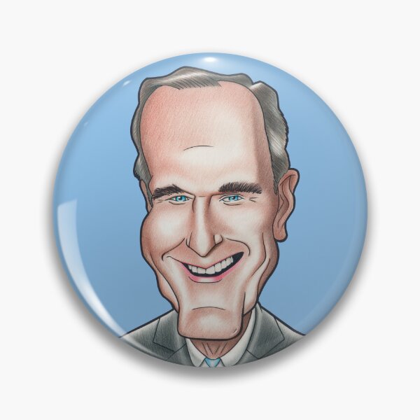 Item preview, George H.W. Bush Caricature designed and sold by FunFaces.