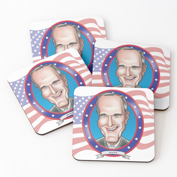 Item preview, George H.W. Bush Caricature designed and sold by FunFaces.