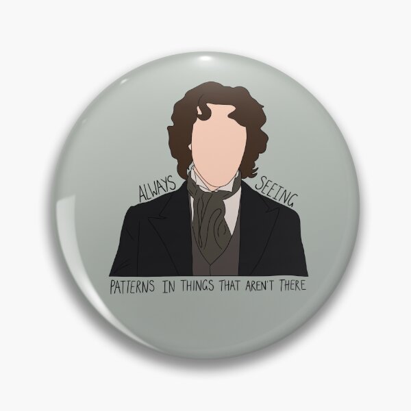 Item preview, "Always Seeing Patterns In Things That Aren't There" Eighth Doctor Quote Print Design  designed and sold by abldesign.