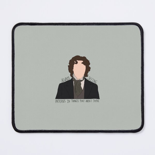 Item preview, "Always Seeing Patterns In Things That Aren't There" Eighth Doctor Quote Print Design  designed and sold by abldesign.