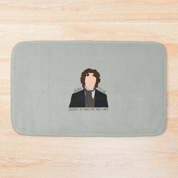 Item preview, "Always Seeing Patterns In Things That Aren't There" Eighth Doctor Quote Print Design  designed and sold by abldesign.