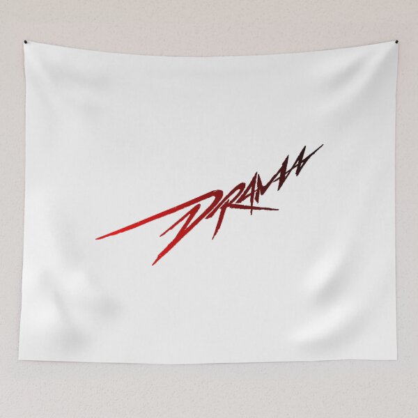 Item preview, aespa Drama red-black logo designed and sold by joventinguarezi.