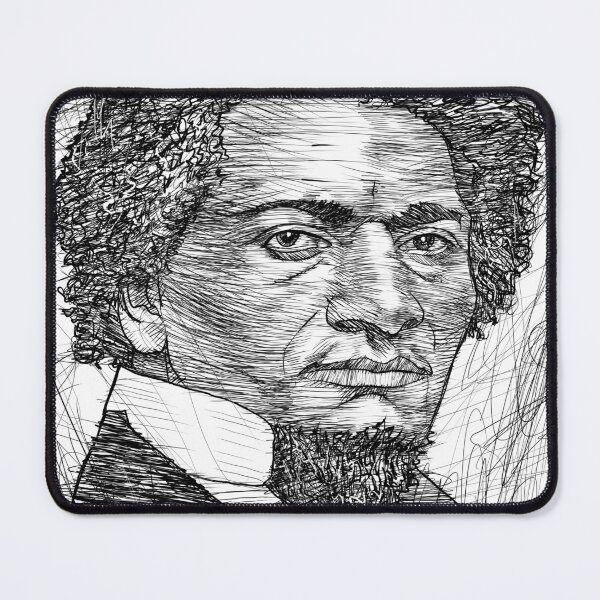 Item preview, FREDERICK DOUGLASS ink portrait .2 designed and sold by lautir.