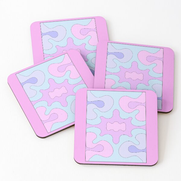 Item preview, patterns with pink and purple tones designed and sold by azet-art.