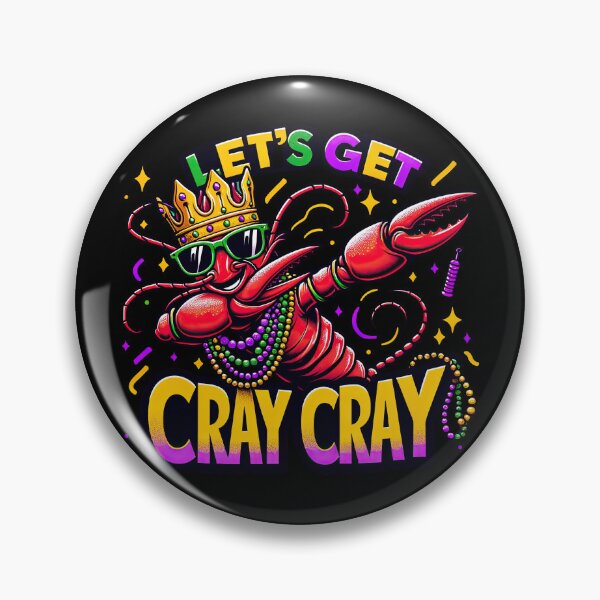Item preview, Crayfish King: Mardi Gras Dabbing Tee designed and sold by MAPDDesigns.