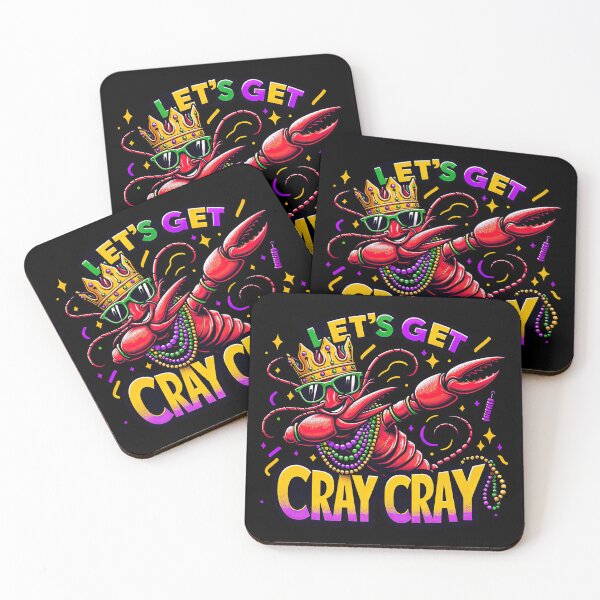 Item preview, Crayfish King: Mardi Gras Dabbing Tee designed and sold by MAPDDesigns.