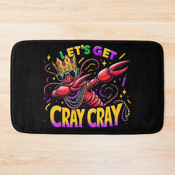 Item preview, Crayfish King: Mardi Gras Dabbing Tee designed and sold by MAPDDesigns.