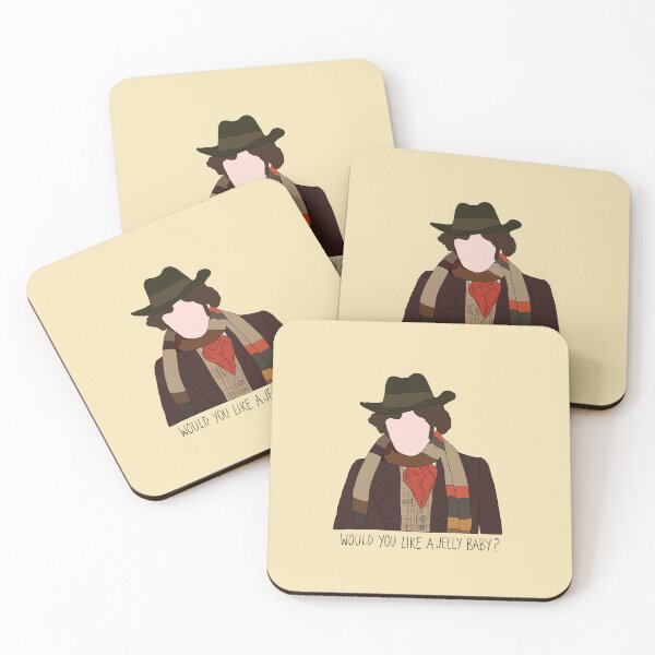Item preview, "Would You Like A Jelly Baby?" Fourth Doctor Quote Print Design  designed and sold by abldesign.