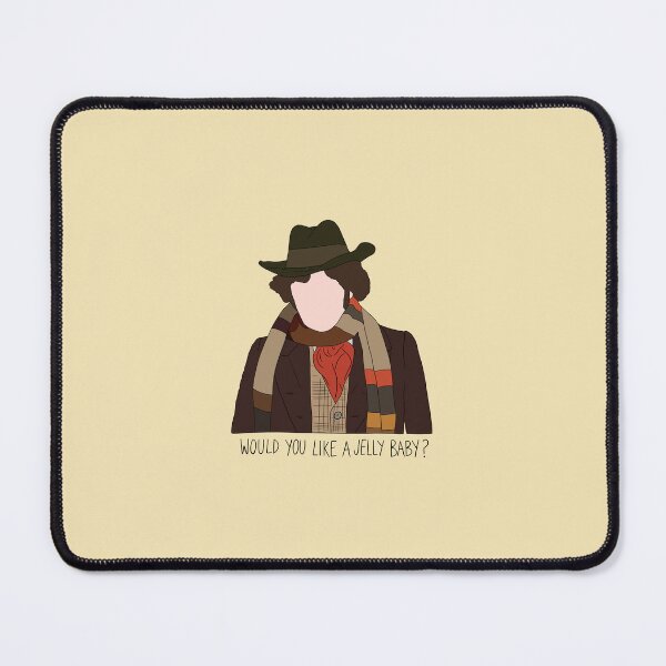 Item preview, "Would You Like A Jelly Baby?" Fourth Doctor Quote Print Design  designed and sold by abldesign.