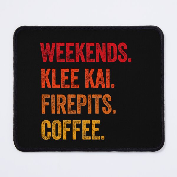 Item preview, Weekends Klee Kai Firepits Coffee Funny Gift designed and sold by Guarddogdrive.