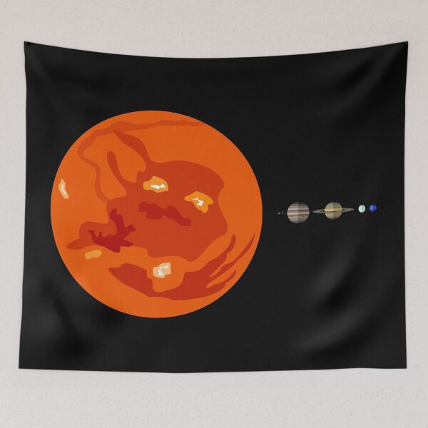 Item preview, Solar system planets to scale  designed and sold by AdiDsgn.