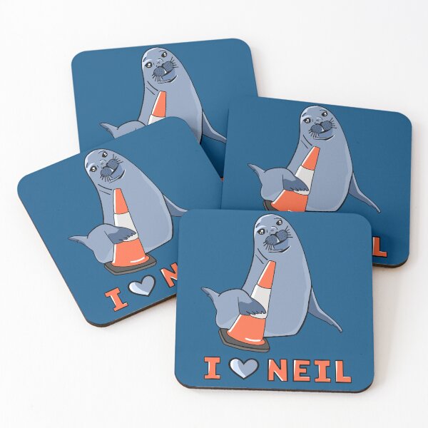 Item preview, I Love Neil the Seal  designed and sold by Sparkleweather.