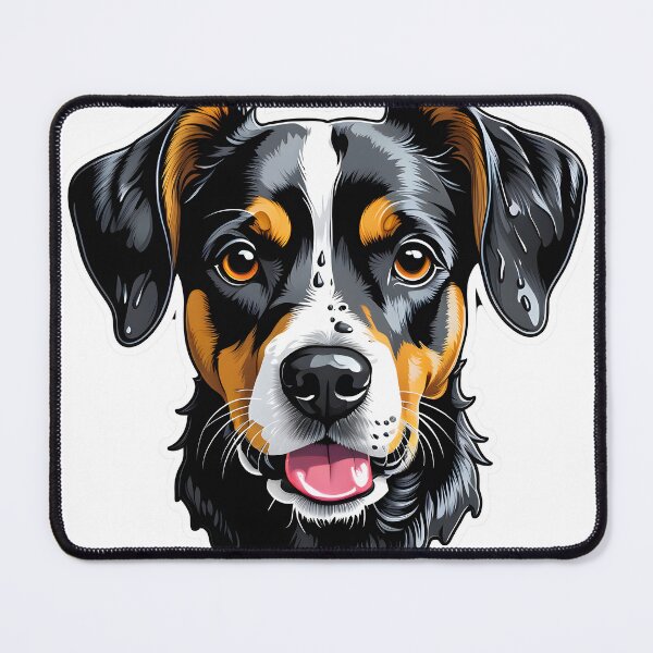 Item preview, Dog head watercolour splash designed and sold by Metaverse8.