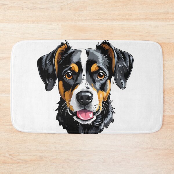 Item preview, Dog head watercolour splash designed and sold by Metaverse8.