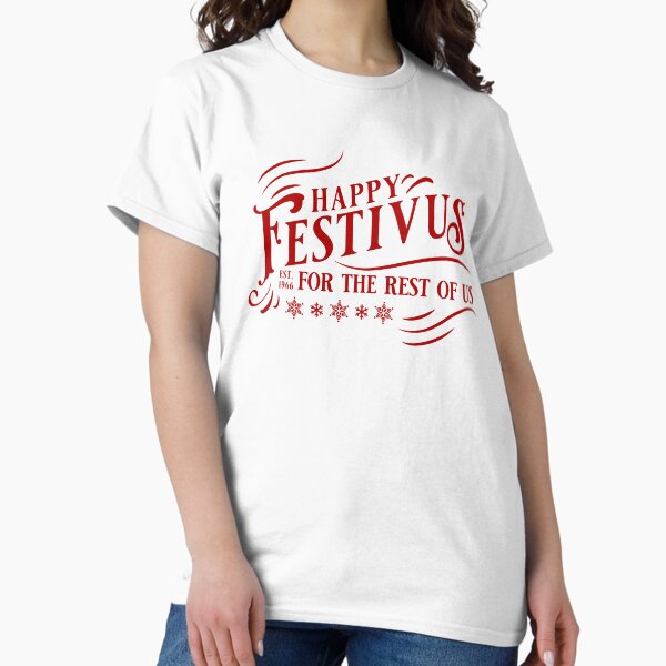 Retro Festivus Flair: Timeless Celebration Classic T-Shirt