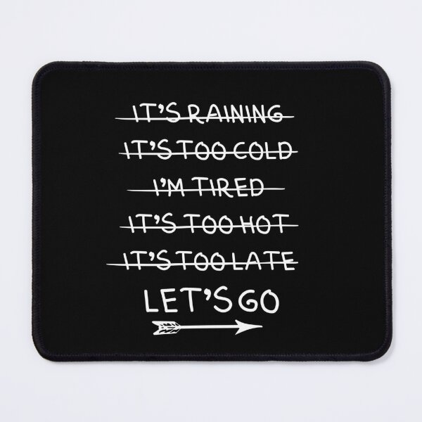 Item preview, Motivational Exercise No-Excuse Workout-Buddy Let's Go designed and sold by love3617.