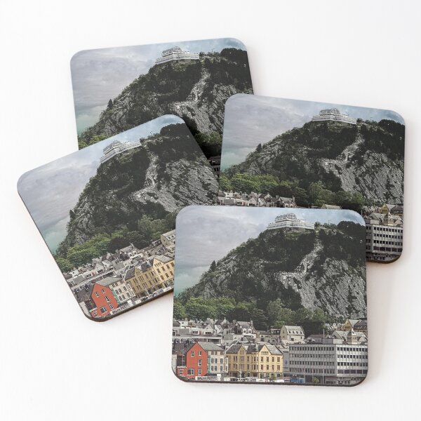 Item preview, Alesund Harbour and viewpoint designed and sold by RosRidleyPhoto.