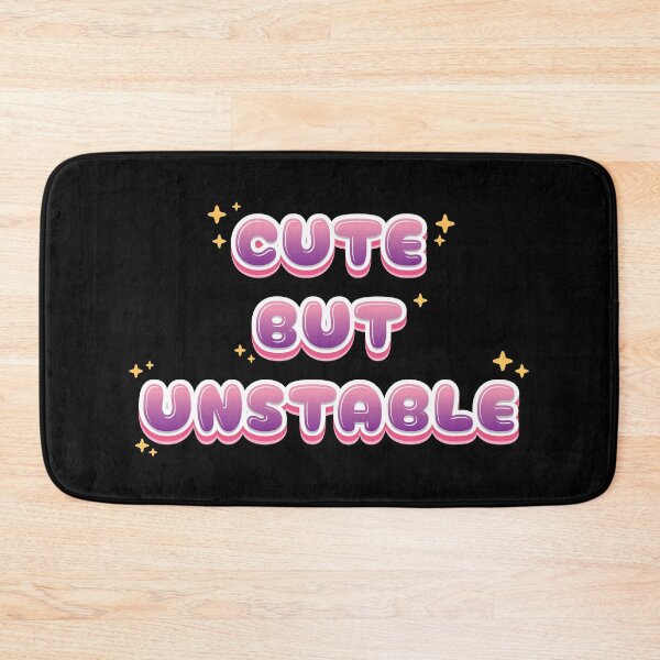 Item preview, Cute But Unstable Pastel Typography designed and sold by thecatcouch.