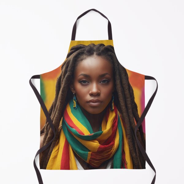 Item preview, Caribbean Chroma | Jamaican Beauty with a scarf & Colorful Splendor designed and sold by Rothnaric.