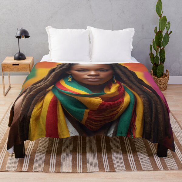 Item preview, Caribbean Chroma | Jamaican Beauty with a scarf & Colorful Splendor designed and sold by Rothnaric.