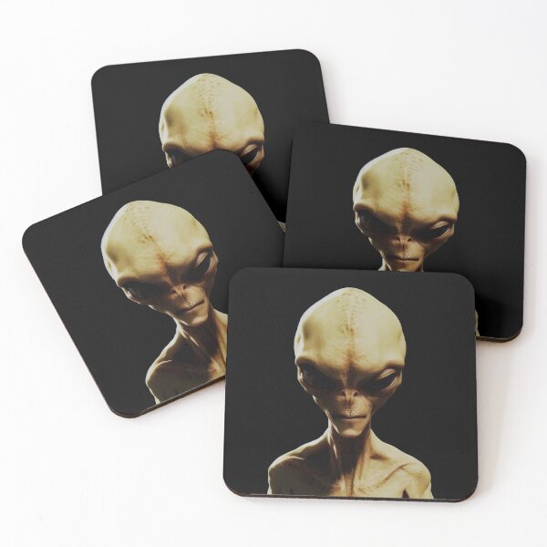 Item preview, Photorealistic Gray Alien - Humanoid Alien Portrait Gray Alien Head designed and sold by MadeByRobots.