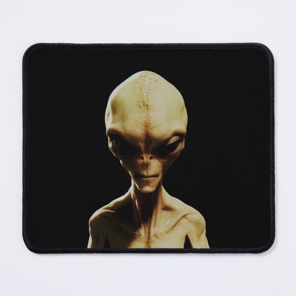 Item preview, Photorealistic Gray Alien - Humanoid Alien Portrait Gray Alien Head designed and sold by MadeByRobots.