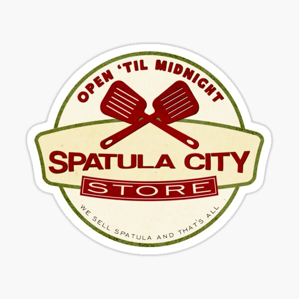 Spatula City Records Flipper Spatula Sticker