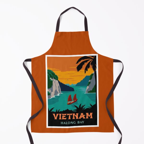 Artikelvorschau, HALONG BAY: Vintage Vietnam Reisewerbedruck entworfen und verkauft von posterbobs.