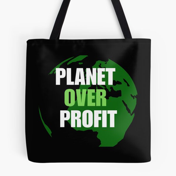 Item preview, Save Earth with Planet Over Profit Top! Activist Gift (Earth Day, Ecology, Climate Change) designed and sold by aiartzstore.