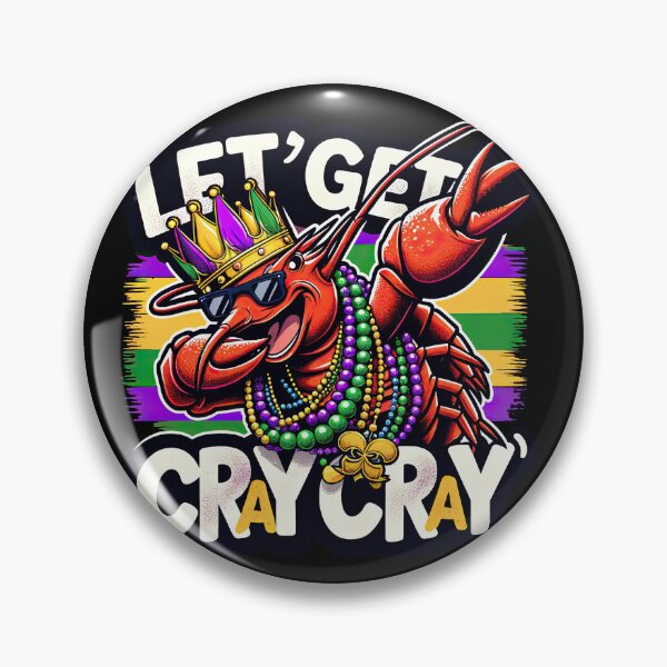 Item preview, Crawfish King: Mardi Gras Dabbing Tee - Cray cray designed and sold by MAPDDesigns.