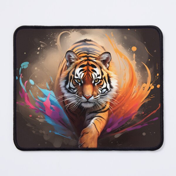 Item preview, Tiger Face Abstract Art designed and sold by PeteRascal.