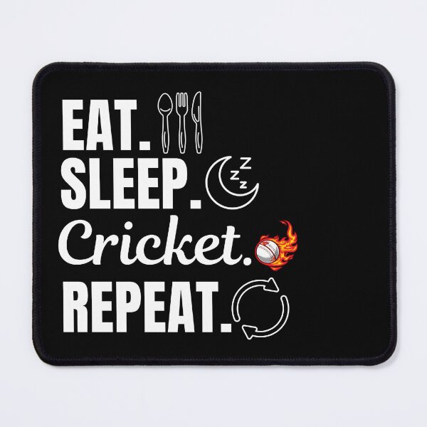 Item preview, Eat, sleep, cricket, repeat. Cricket sport activity lovers designed and sold by NBSStore.