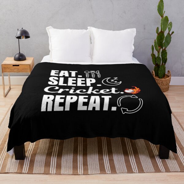Item preview, Eat, sleep, cricket, repeat. Cricket sport activity lovers designed and sold by NBSStore.