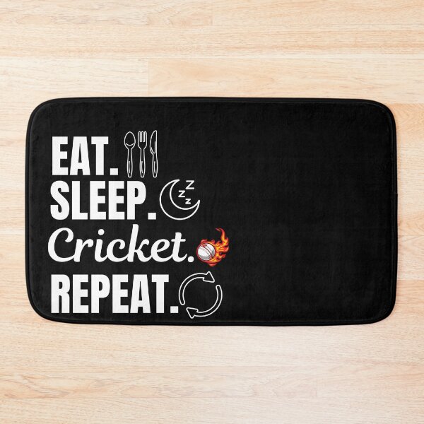 Item preview, Eat, sleep, cricket, repeat. Cricket sport activity lovers designed and sold by NBSStore.