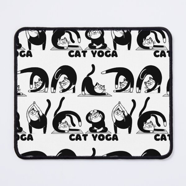 Item preview, Flexible Felines: Comical Cat Yoga Poses designed and sold by creativechaster.